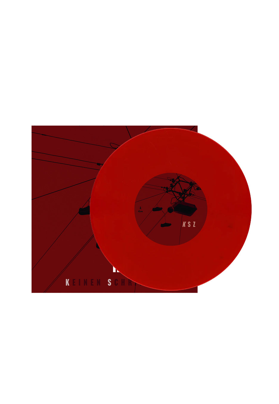 Heaven Shall Burn feat. Donots - Keinen Schritt Zurück - Red Colored 7 Inch Vinyl | Neutral-Image