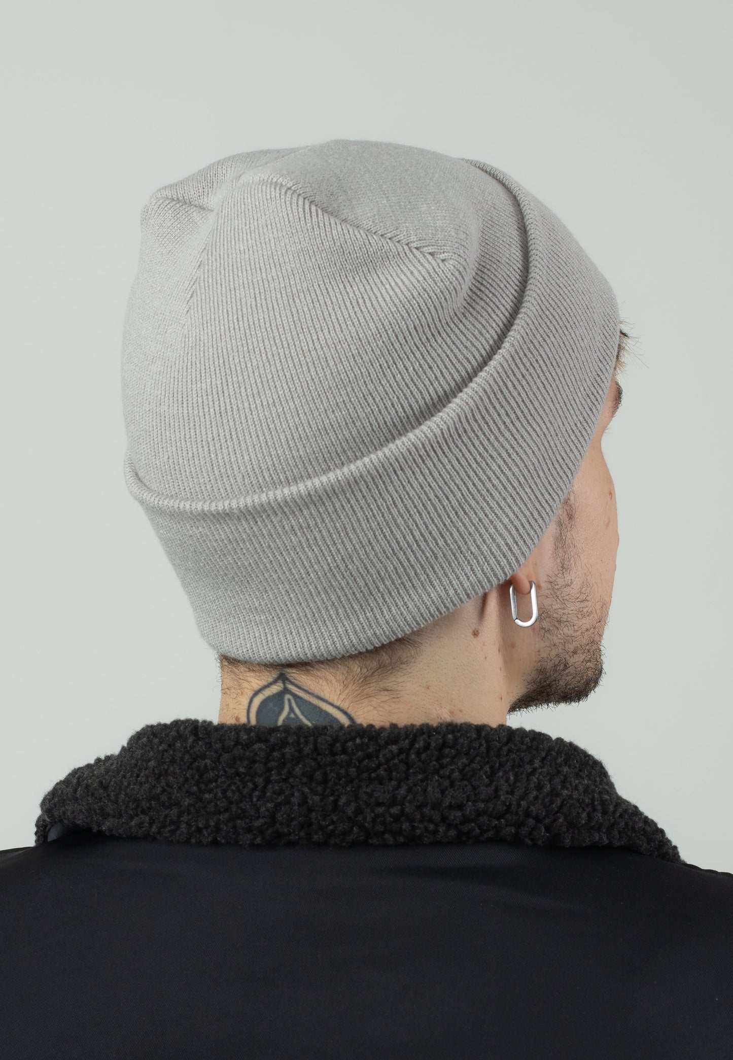 Heaven Shall Burn - Stacked Logo Grey - Long Beanie | Neutral-Image